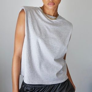 Aritzia Babaton Shoulder Pad Shirt